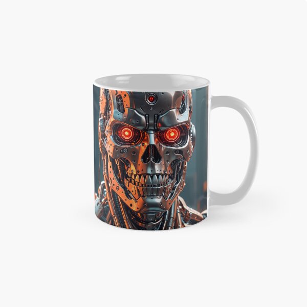 Item preview, Cool Futuristic Cyborg Killer Robot designed and sold by TheArtOfPat.