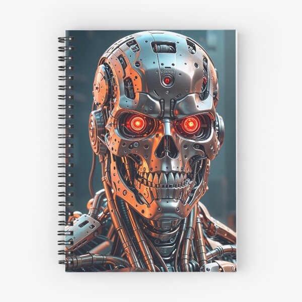 Item preview, Cool Futuristic Cyborg Killer Robot designed and sold by TheArtOfPat.