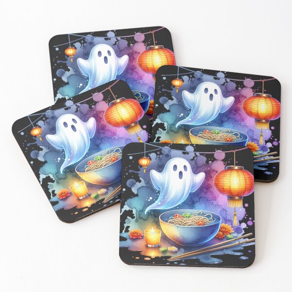 Item preview, Watercolor Hungry Ghost Festival designed and sold by HolidayBug.