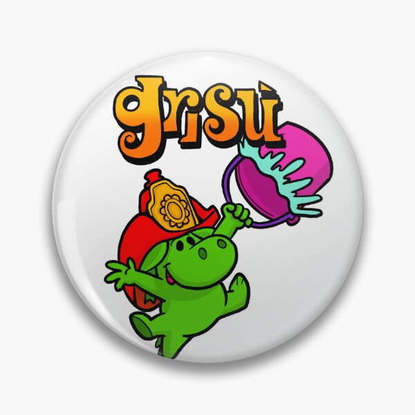 Item preview, Grisu - the firefighting dragon designed and sold by PickledjoArt.