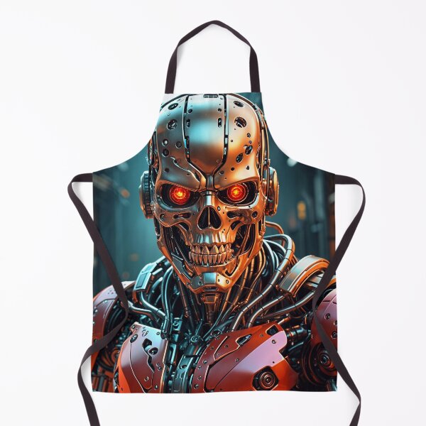 Item preview, Cool Futuristic Cyborg Killer Robot designed and sold by TheArtOfPat.