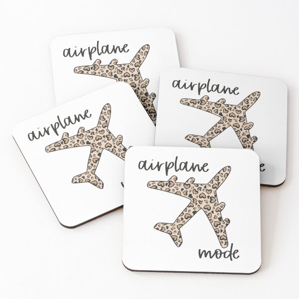 Item preview, Airplane mode in leopard heart print designed and sold by StephS0.