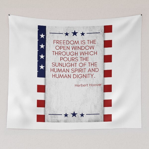 Item preview, Patriotic American Quote designed and sold by Eeconte.