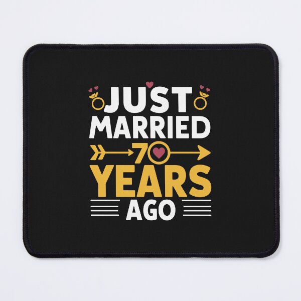 Item preview, 70th Anniversary Just Married Design designed and sold by Opheli-awould.