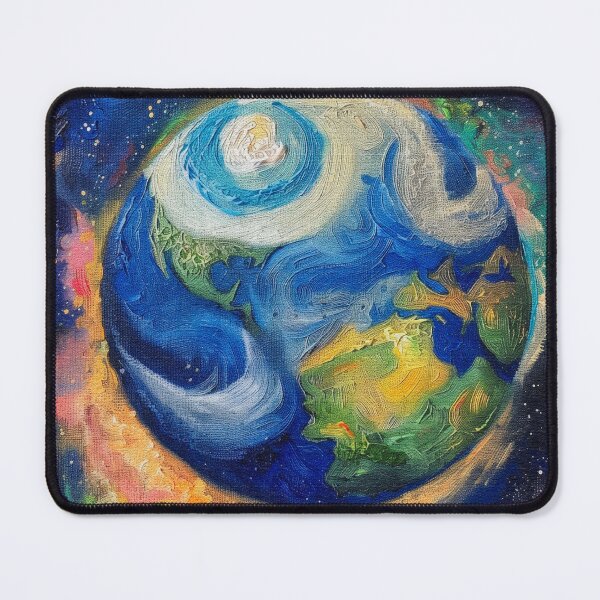 Item preview, Colorful Cosmos Earth Impressionistic View designed and sold by Rocky Mountain Artistry.