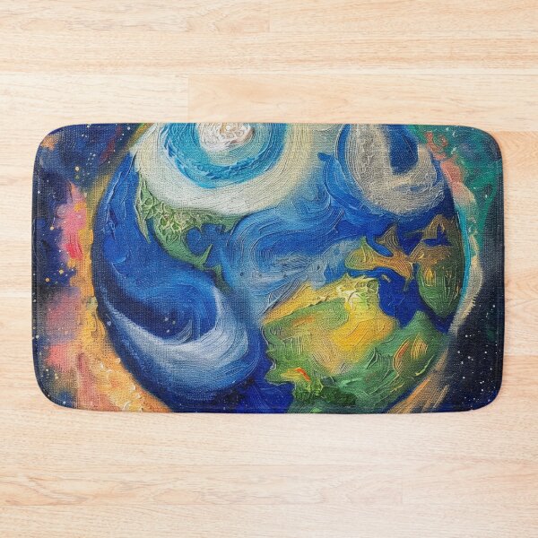 Item preview, Colorful Cosmos Earth Impressionistic View designed and sold by Rocky Mountain Artistry.