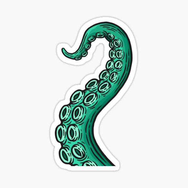 Item preview, Tentacle green designed and sold by The Lines.