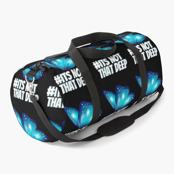 Item preview, Blue Butterfly Its Not That Deep Print designed and sold by IslandDrip.