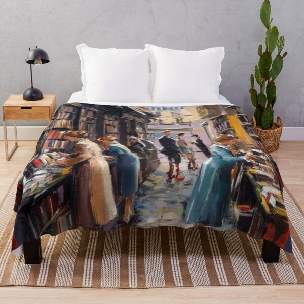 Item preview, Paris Bookstore Alley – Vintage Charm. Art By Carraann designed and sold by CARRAANN.