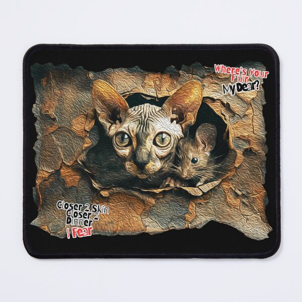 Item preview, Sphynx & Mouse designed and sold by The Shop 696.