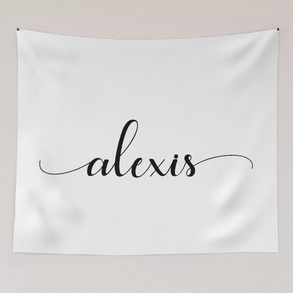 Item preview, Alexis - Custom name on delicate black cursive font designed and sold by To the Lua.