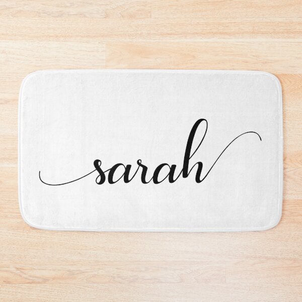 Item preview, Sarah - Custom name on delicate black cursive font designed and sold by To the Lua.