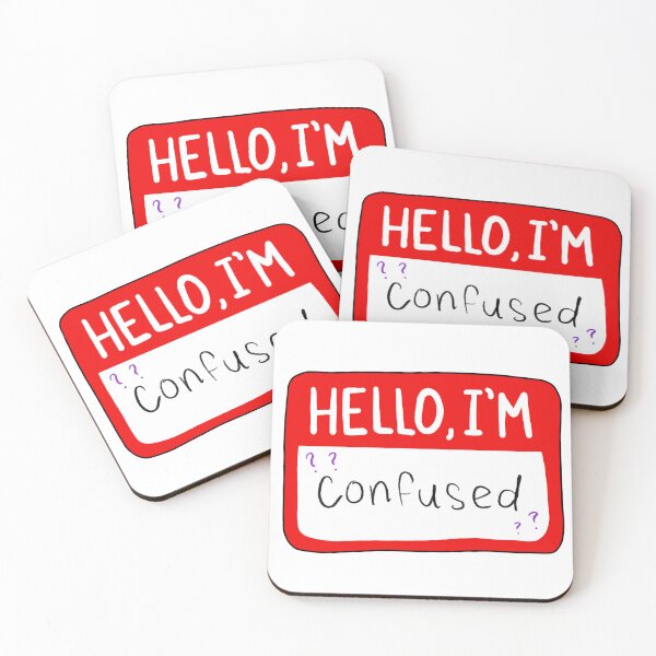 Item preview, Hello, I’m Confused designed and sold by Veronica Pifer.