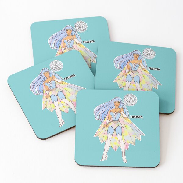 Item preview, Vintage Style SHE RA Card back Style Character art - FROSTA Ice empress of Etheria designed and sold by Michaelofthe80s.