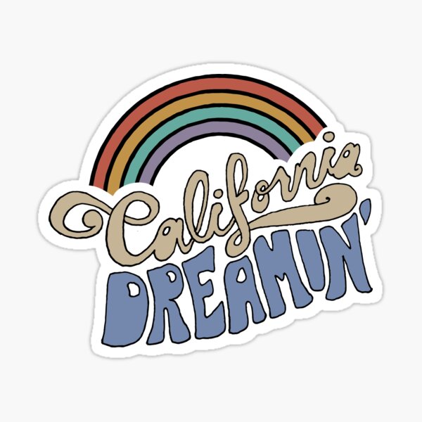 California Dreaming Sticker 