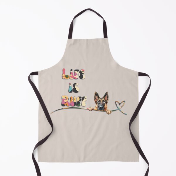 Item preview, Funny 70's Colorful Retro German Sheppard Dog designed and sold by bizbostudio.
