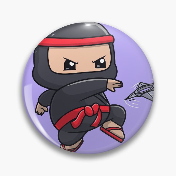 Item preview, Cute Ninja Fighter Holding Shuriken Cartoon Vector Icon - Adorable People and Holiday Illustration designed and sold by hjian8219.