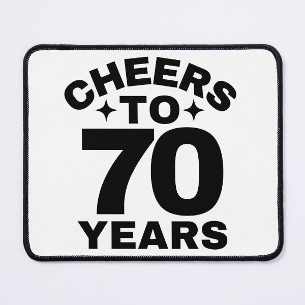 Item preview, Cheers to 70 Years Happy 70th Birthday Celebration designed and sold by highflycrafts.