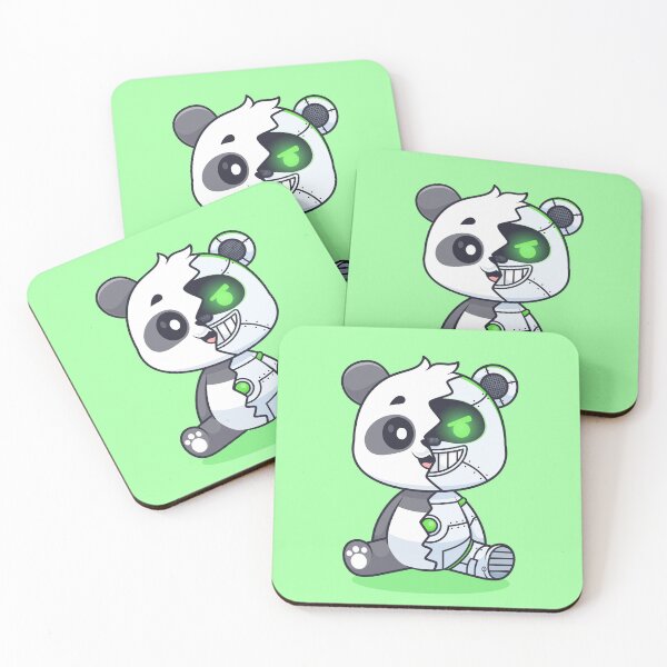 Item preview, Cute Panda Robot Cyborg Cartoon Vector Icon - Adorable Animal and Technology Illustration designed and sold by hjian8219.