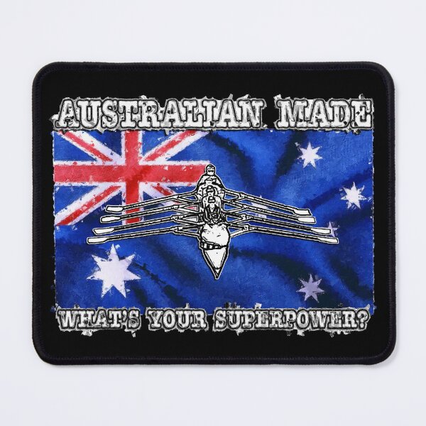 Item preview, Rowers Rowing Superpower on Australian Flag designed and sold by Michael van der Hoorn.
