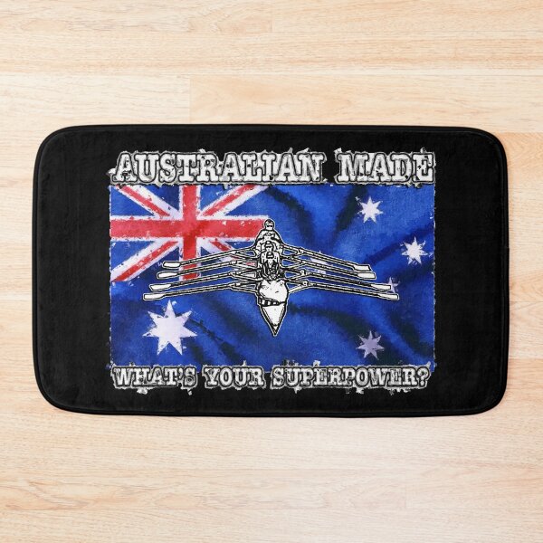 Item preview, Rowers Rowing Superpower on Australian Flag designed and sold by Michael van der Hoorn.