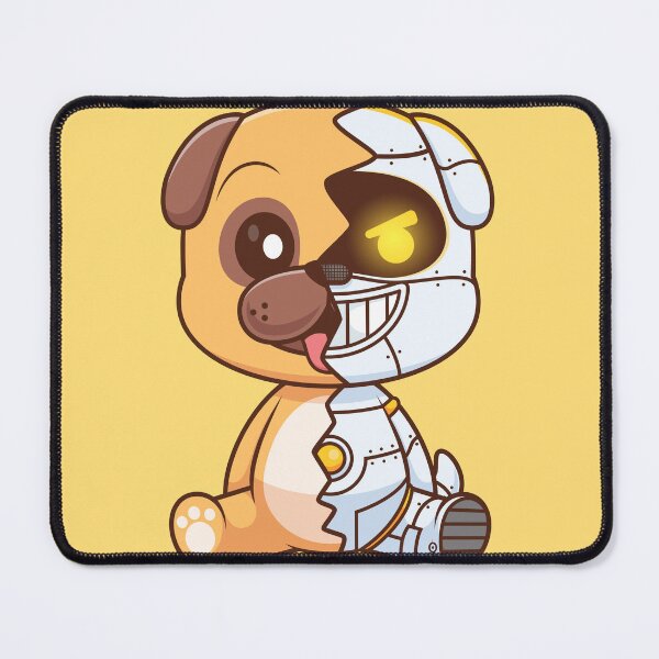 Item preview, Cute Pug Dog Robot Cyborg Cartoon Vector Icon - Adorable Animal and Technology Illustration designed and sold by hjian8219.