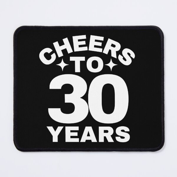 Item preview, Cheers to 30 Years - Happy 30th Birthday Celebration designed and sold by highflycrafts.