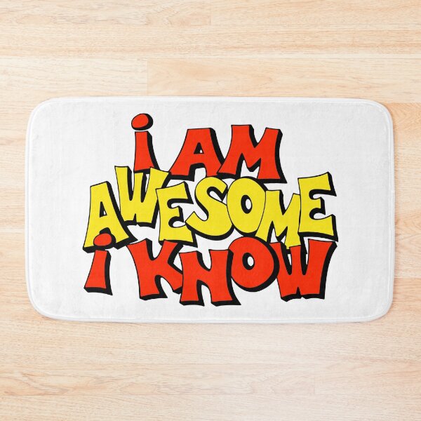 Item preview, I Am Awesome I Know, Feeling Great About Yourself, Comic Fonts, designed and sold by Henrylizarraga.