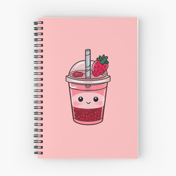 Item preview, Strawberry Bubble Tea Kawaii designed and sold by canvadreamer444.