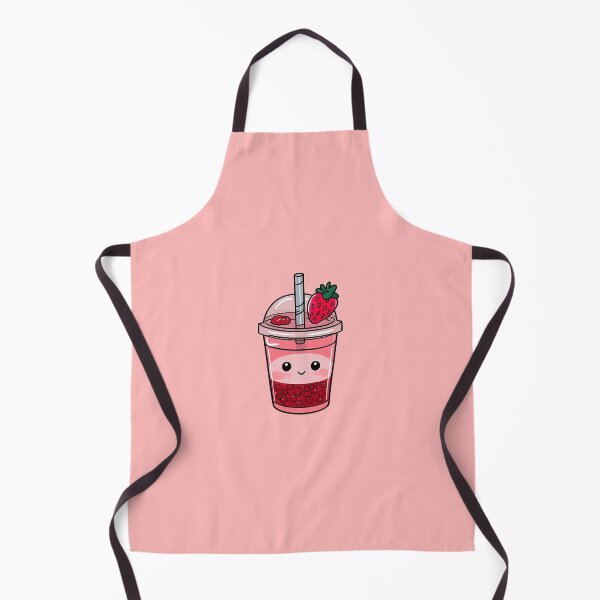 Item preview, Strawberry Bubble Tea Kawaii designed and sold by canvadreamer444.