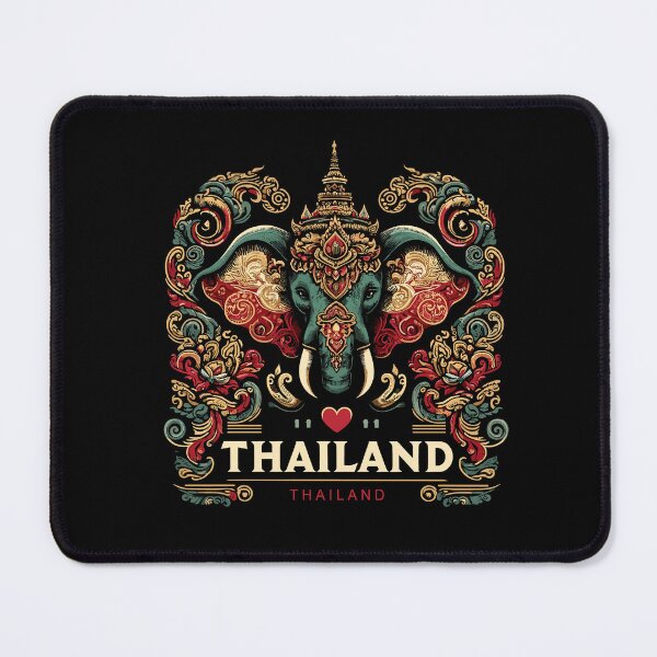 Item preview, I Love Thailand Elephant Souvenir Vacation Trip designed and sold by Dressed For  Duty.