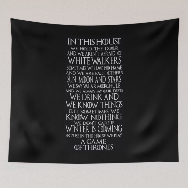 Item preview, In This House We Do Got Black/Grey designed and sold by TheCaliGirls.