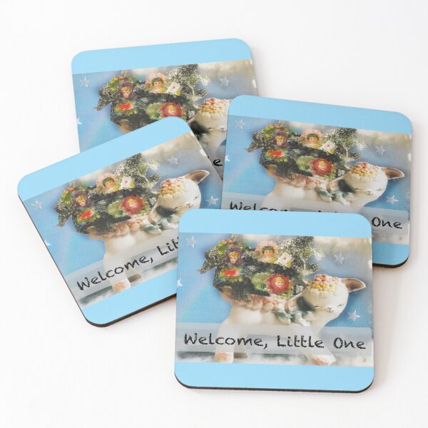 Item preview, Vintage Ceramic Lamb - 'Welcome, Little One'  designed and sold by Nikki Fortuin Arts & Crafts.