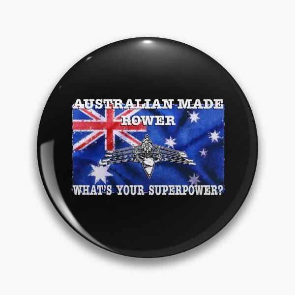 Item preview, Rowers Rowing with Superpowers on Australian Flag designed and sold by Michael van der Hoorn.