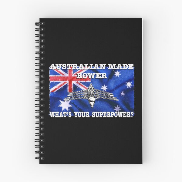 Item preview, Rowers Rowing with Superpowers on Australian Flag designed and sold by Michael van der Hoorn.