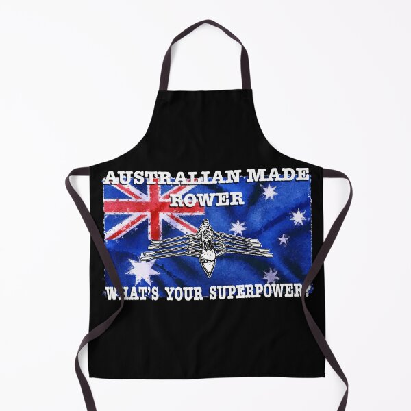 Item preview, Rowers Rowing with Superpowers on Australian Flag designed and sold by Michael van der Hoorn.