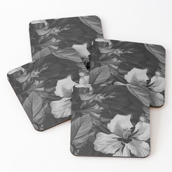 Item preview, black flowers designed and sold by rosaura-ortiz11.
