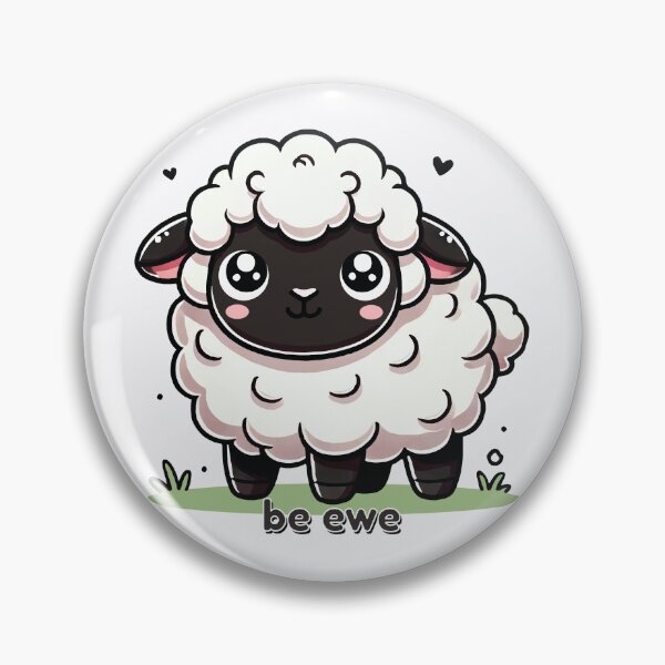 Item preview, Be Ewe Adorable Sheep Cute Quote designed and sold by Glimmersmith.