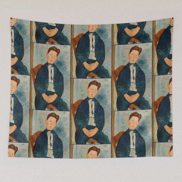 Item preview,  Amedeo Modigliani  Boy in a Striped Sweater   designed and sold by TeeARTHY.