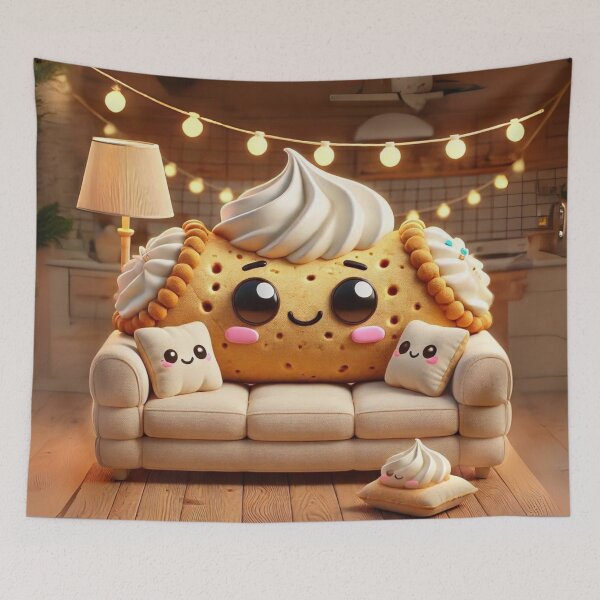 Item preview, Charming Cannoli Sofa designed and sold by Sillytoe.