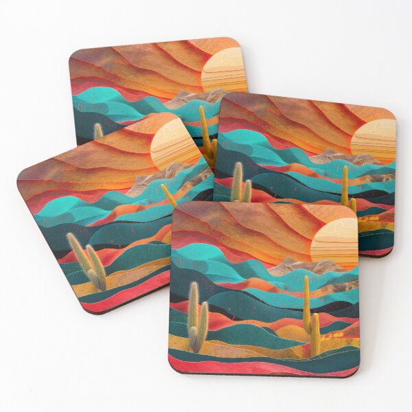 Item preview, Saguaro Cacti with Sun designed and sold by NaturesDelight.