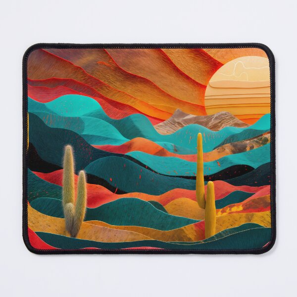 Item preview, Saguaro Cacti with Sun designed and sold by NaturesDelight.
