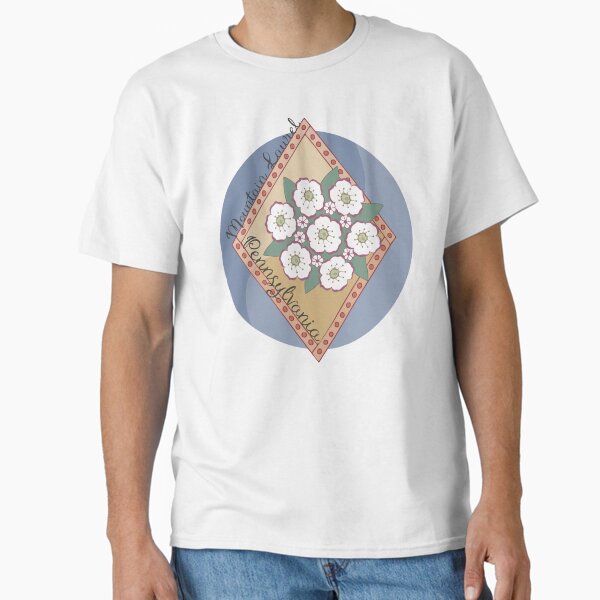 Pennsylvania State Flower: Mountain Laurel Classic T-Shirt