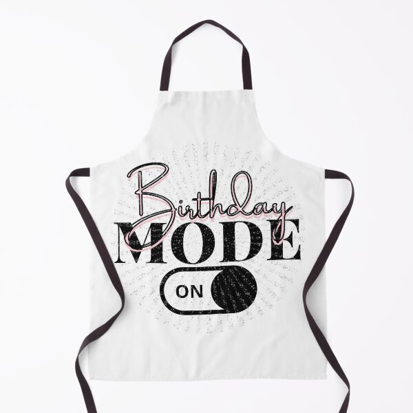 Item preview, Birthday Mode On black. Gift idea for a special day designed and sold by FreeSoulLab.