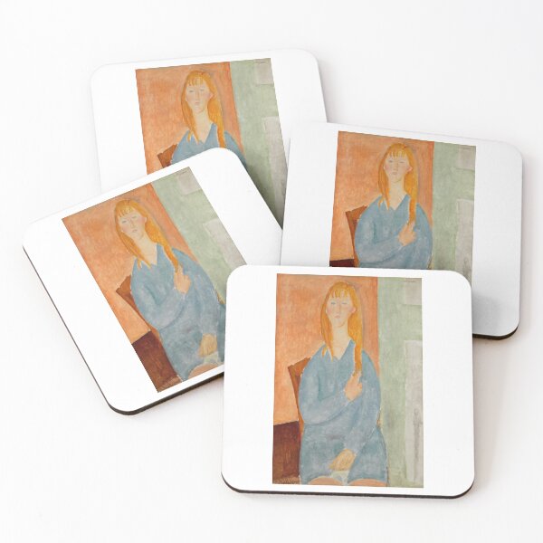 Item preview,  Amedeo Modigliani  Jeune fille assise, les cheveux dénoués Jeune fille en bleu  designed and sold by TeeARTHY.