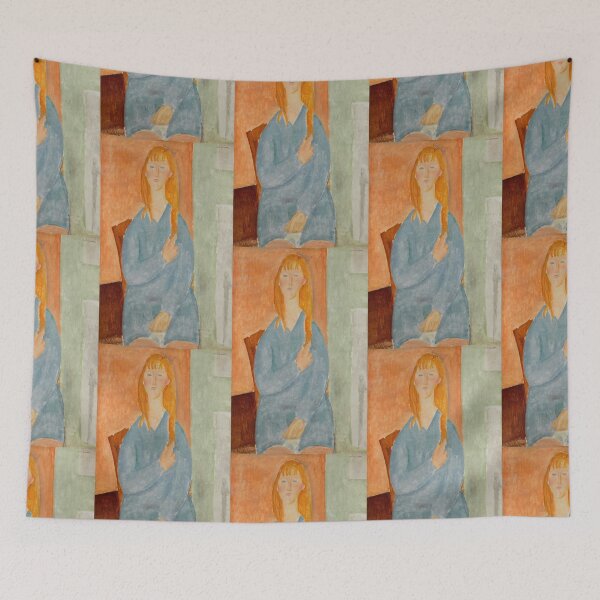 Item preview,  Amedeo Modigliani  Jeune fille assise, les cheveux dénoués Jeune fille en bleu  designed and sold by TeeARTHY.