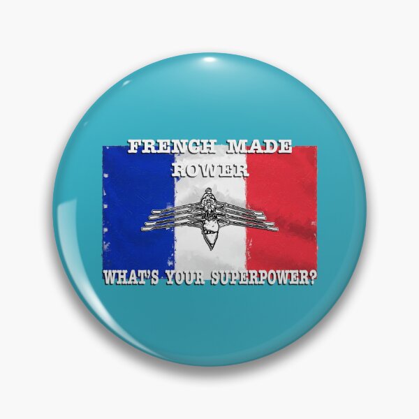Item preview, French Rowers Rowing with Superpowers on French Flag designed and sold by Michael van der Hoorn.