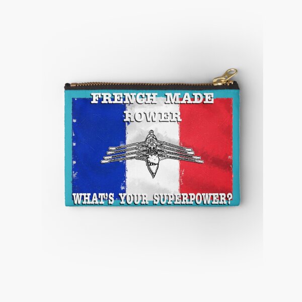 Item preview, French Rowers Rowing with Superpowers on French Flag designed and sold by Michael van der Hoorn.