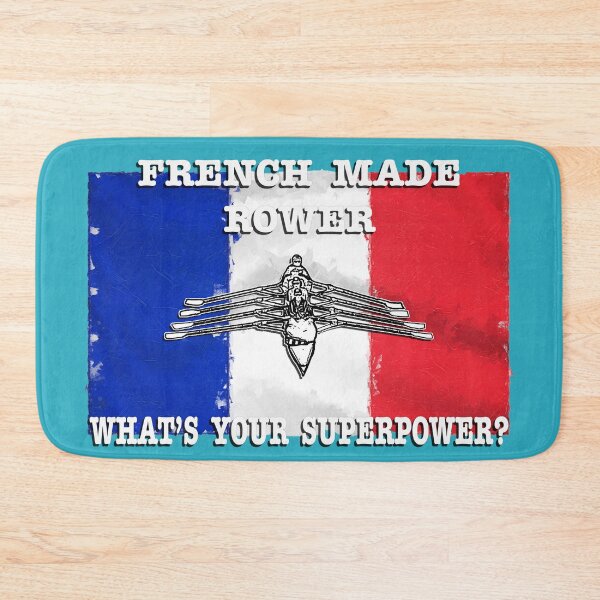 Item preview, French Rowers Rowing with Superpowers on French Flag designed and sold by Michael van der Hoorn.