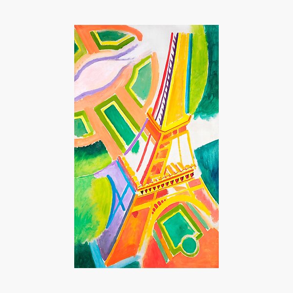 Item preview, Eiffel Tower (1924) | Robert Delaunay designed and sold by Oliveirallan.